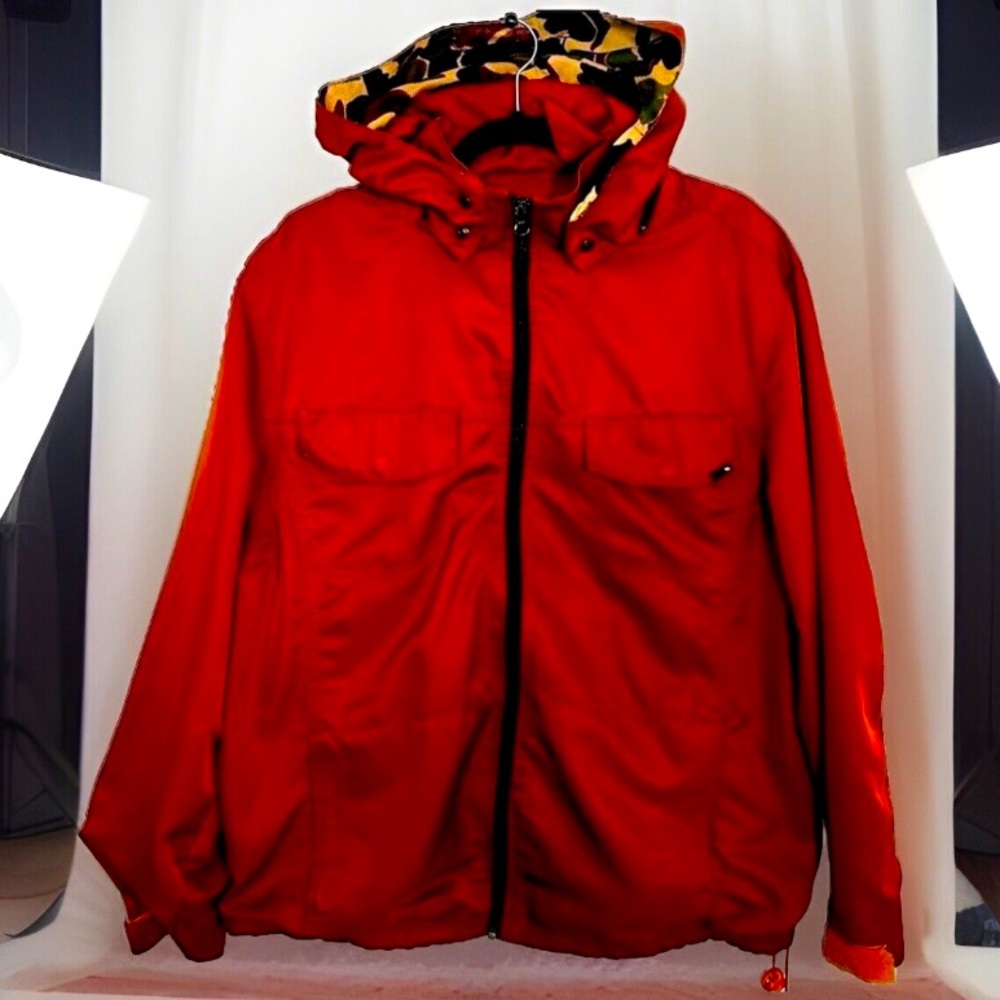 C1RCA Camo Hooded Skate Jacket